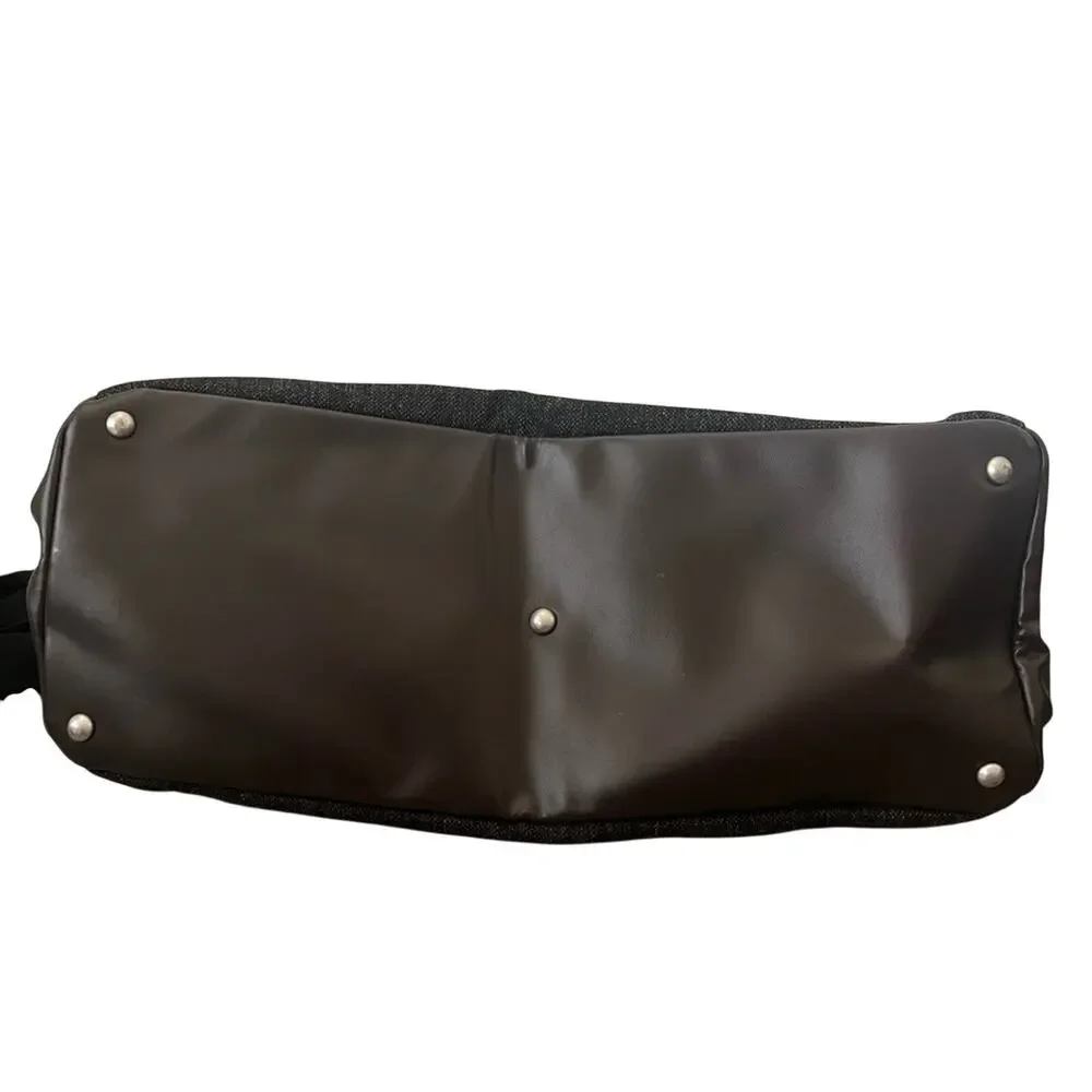 DIONO Charcoal Gray Diaper/Travel Bag Detachable Crossbody Strap Pockets
